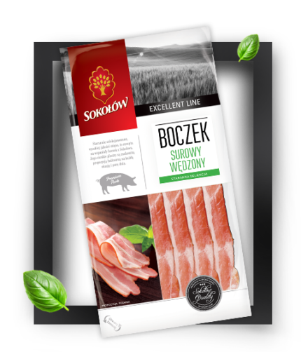 Boczek plastry sokołow 100g | szt.
